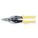 METAL CUTTING SNIP, STRAIGHT, 9 3/4 IN OVERALL L, 1 1/4 IN CUTTING L, STEEL, PLASTIC