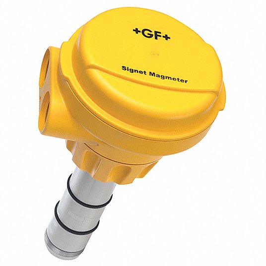 Magmeter Flow Sensor: Insertion, 150 psi @ 77°F Max. Pressure, 0.14 to 1309 gpm, 32° to 185°F