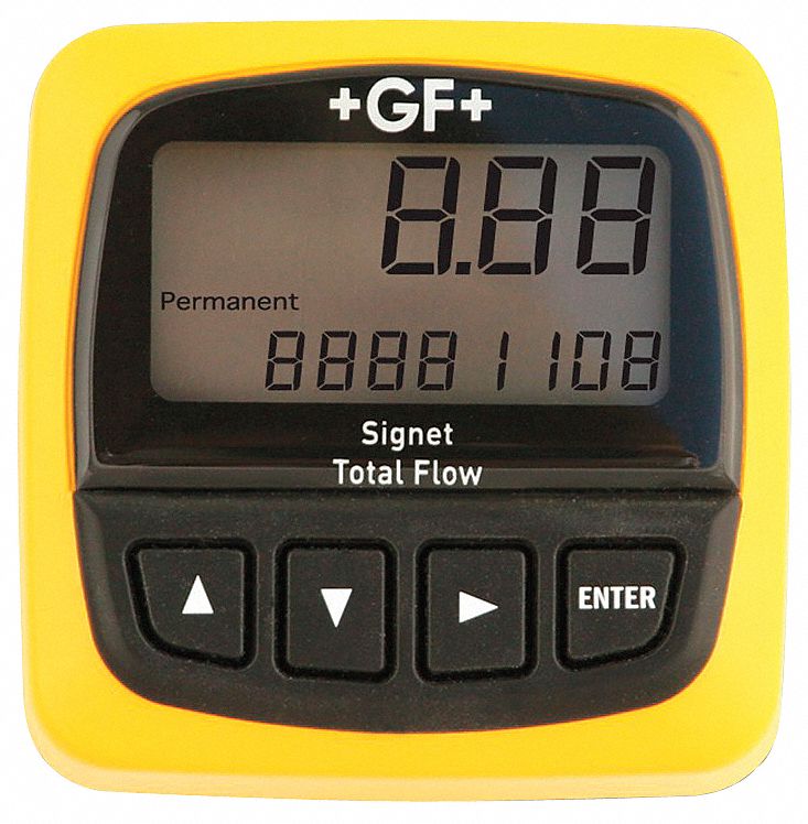 Electronic Flowmeter: 1/2 in to 8 in Connection Size, Insertion, 14° to 149°F