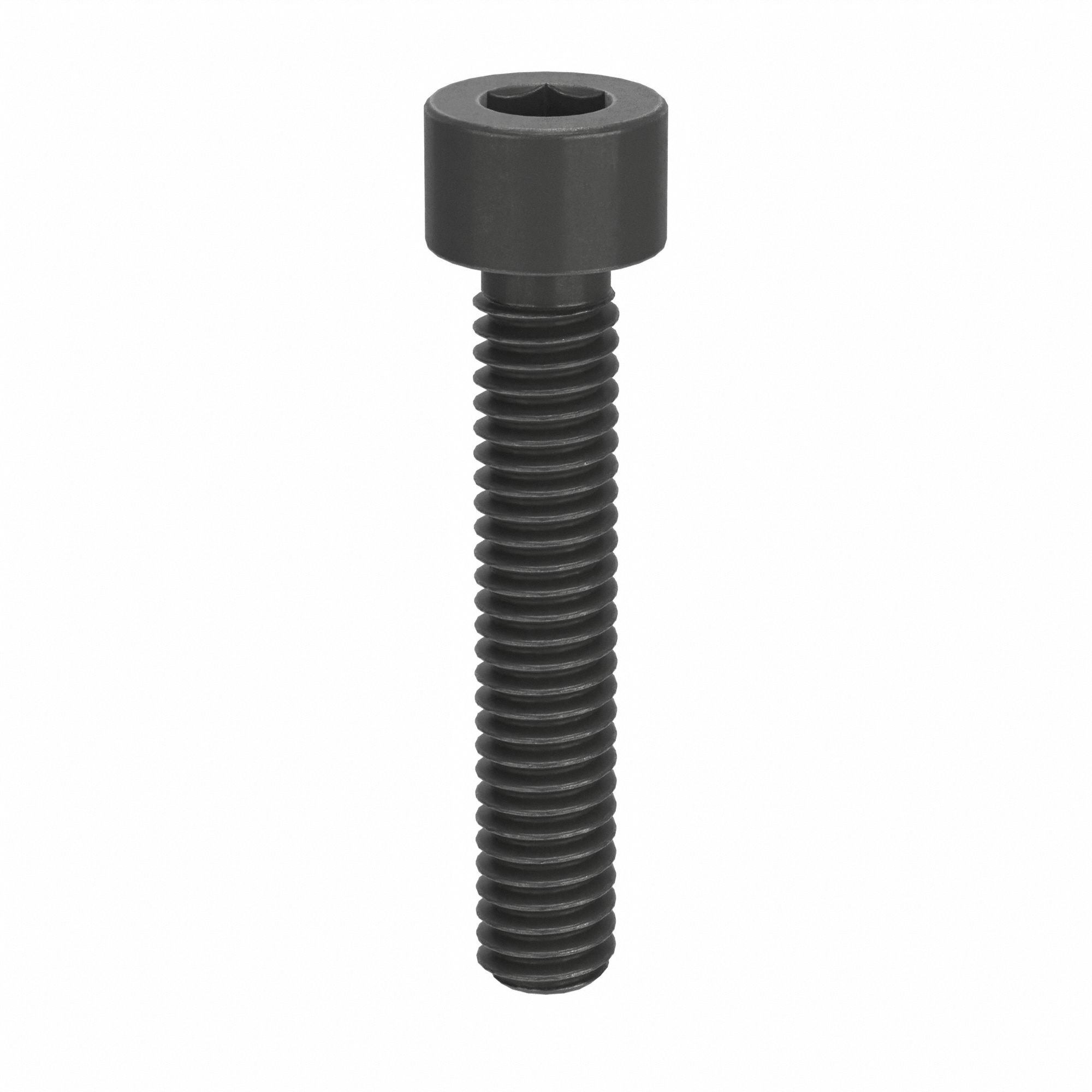 Socket Head Cap Screw: #6-40 Thread Size, 3/4 in Lg, Std, Black Oxide, Alloy Steel, 100 PK
