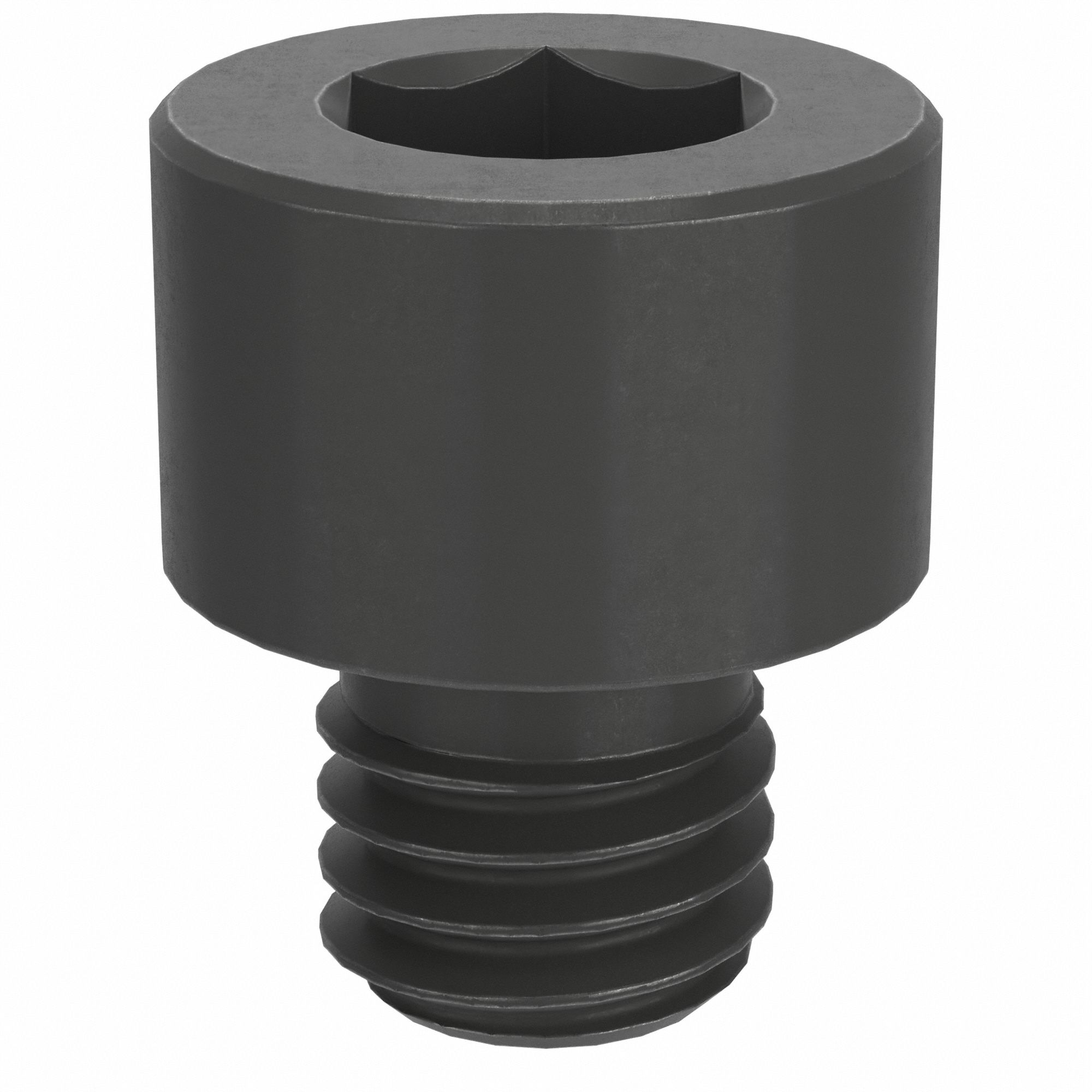 Socket Head Cap Screw: #10-32 Thread Size, 3/16 in Lg, Std, Black Oxide, Alloy Steel, 100 PK