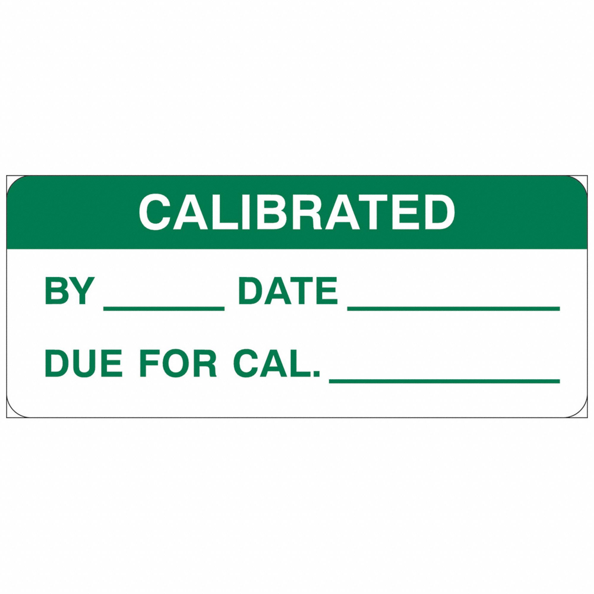 Calibration, 1 1/2 in Wd, Inspection Label 5MZ8582592 Grainger