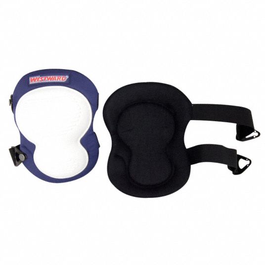 WESTWARD Knee Pads Nonskid, 2 Straps, Poly Pro, Universal Elbow and