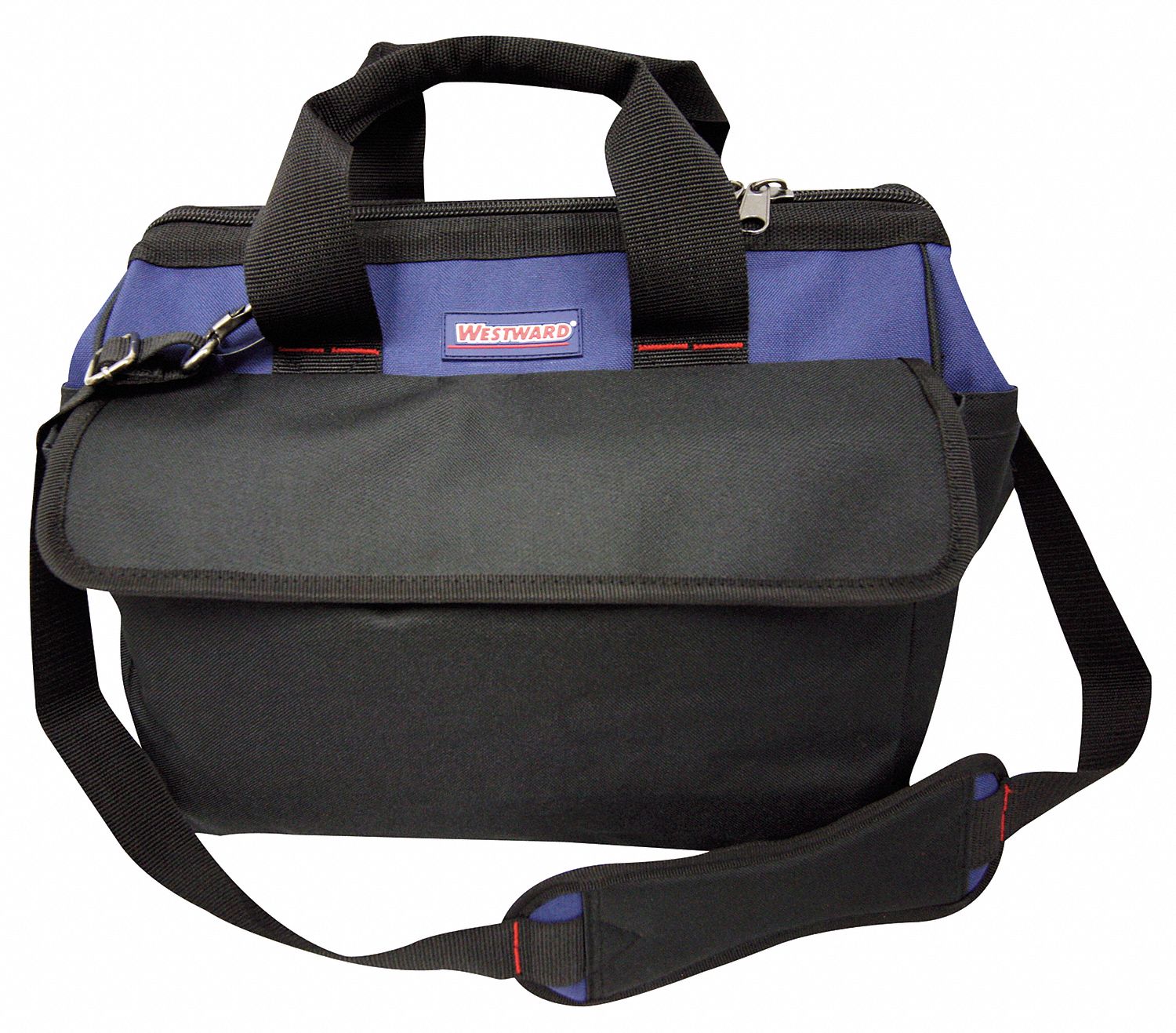 600D Polyester, Tool Bag, Number of Pockets 18, 15 in Overall Width, 13 ...