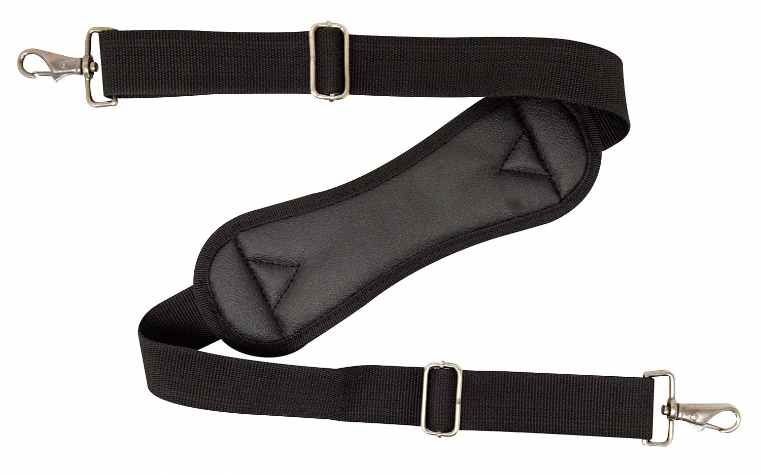 PADDED SHOULDER STRAP,ADJ,BLK,53 IN