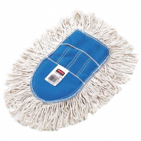 RUBBERMAID COMMERCIAL PRODUCTS, Cotton, 15 in Wd, Wedge Dust Mop