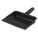 DUSTPAN BLACK POLYPROPYLENE NON-FDA