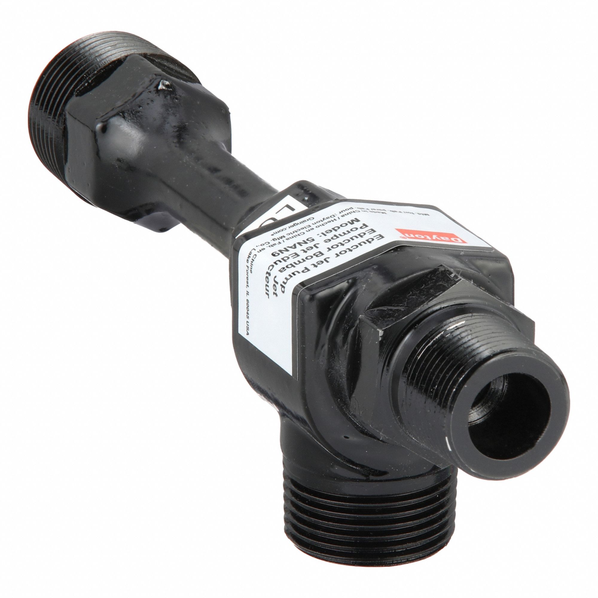 Maintenance-Free Jet Pump: Cast Iron, 3/4 in NPT, 1 in NPT
