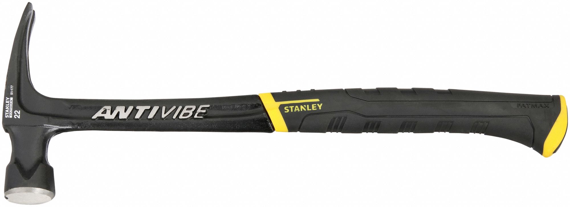 Stanley FATMAX Anti-Vibe 16 in Framing Hammer 51-177, 22 oz Head