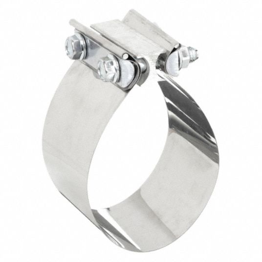 NICKSON EXHAUST SOLUTIONS, Band Clamp, 5 in Compatible Pipe Dia Max