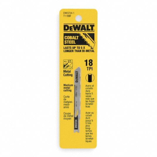 DEWALT 18 5 Jig Saw Blade 5NF53 DW3724 5 Grainger