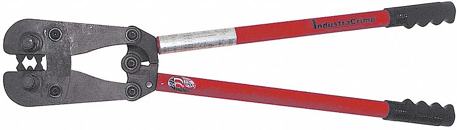 CRIMPER, BATTERY LUGS/COMPRESSION LUGS, 26 IN OVERALL L, 307101-525-001, MANUAL