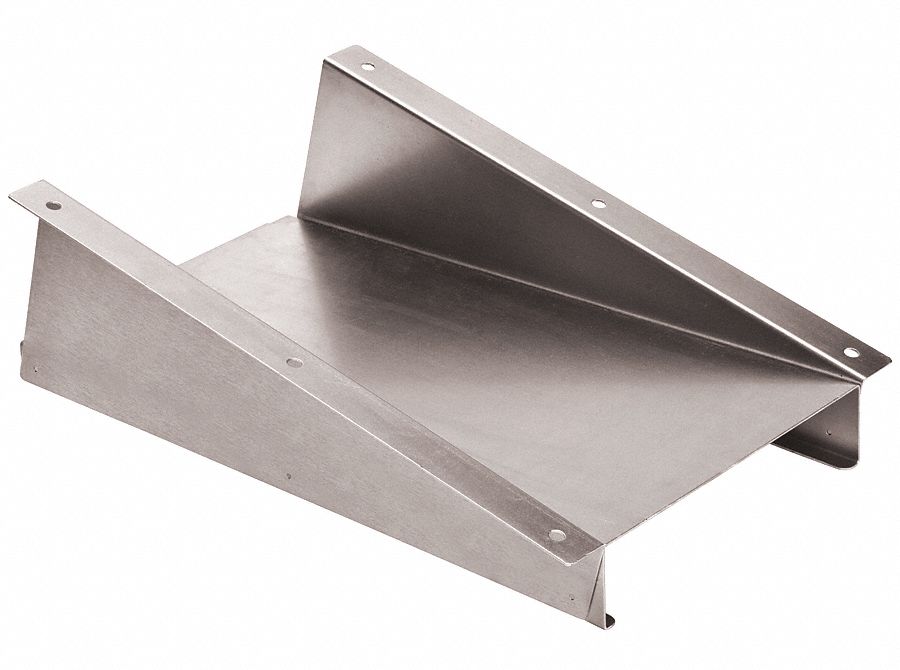 CHOCK HOLDER, 5NHT4/5NHT6, AT3512, WHEEL CHOCK MOUNT, 10⅝ IN OVERALL W, METAL, SILVER