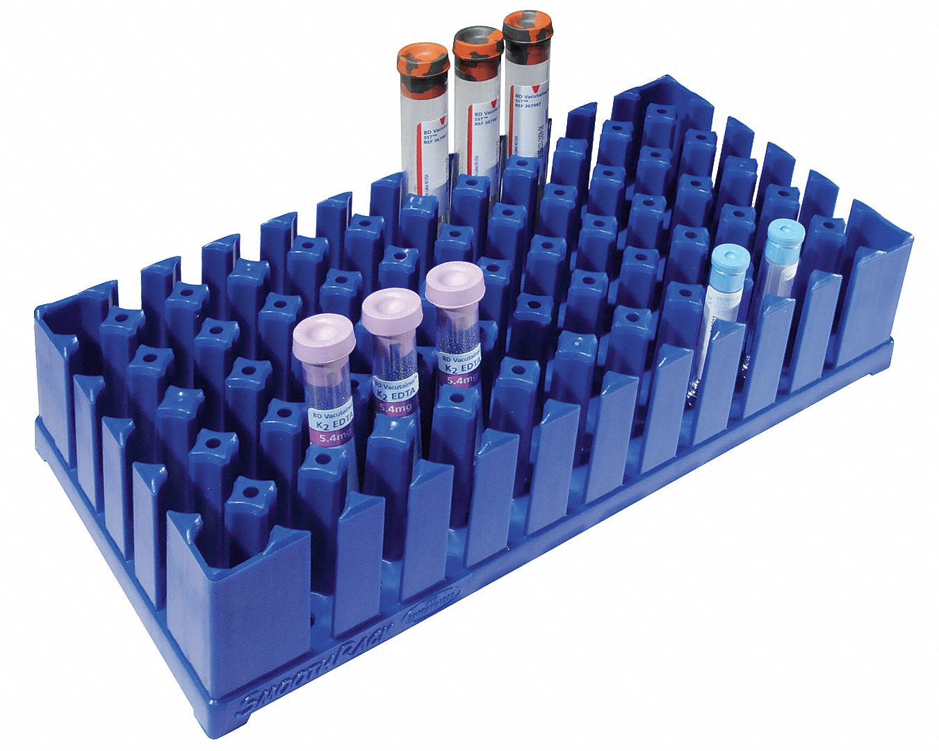 Test Tube Rack: Autoclavable Polypropylene, Blue