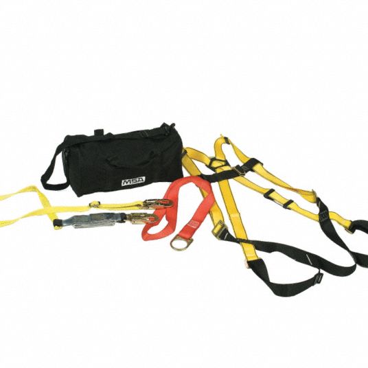 MSA, XL, 310 lb Capacity, Fall Protection Kit 5NJC810092169 Grainger