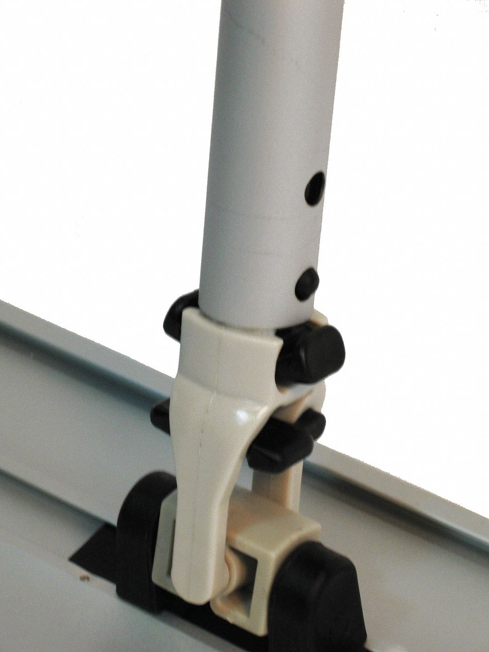 Dust Mop Handle, 60 in L, Gray