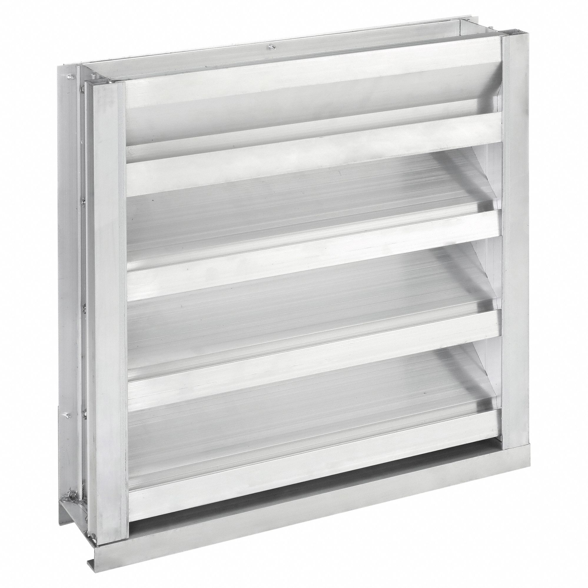 Dayton 5NKK9, Door Louver 14-1/4 H 14-1/8 W Aluminium