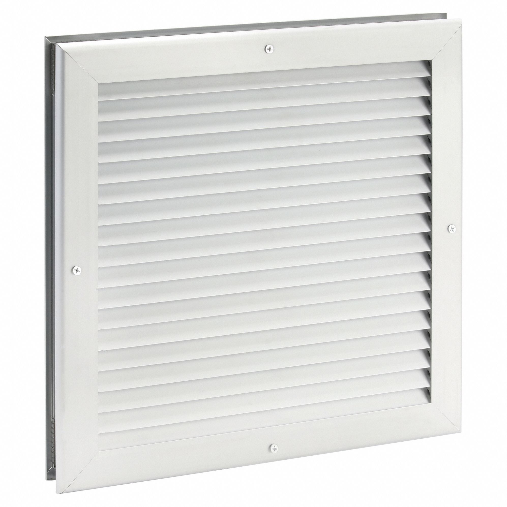 DOOR LOUVER,14-1/4 H,14-1/8 W,ALUMINUM