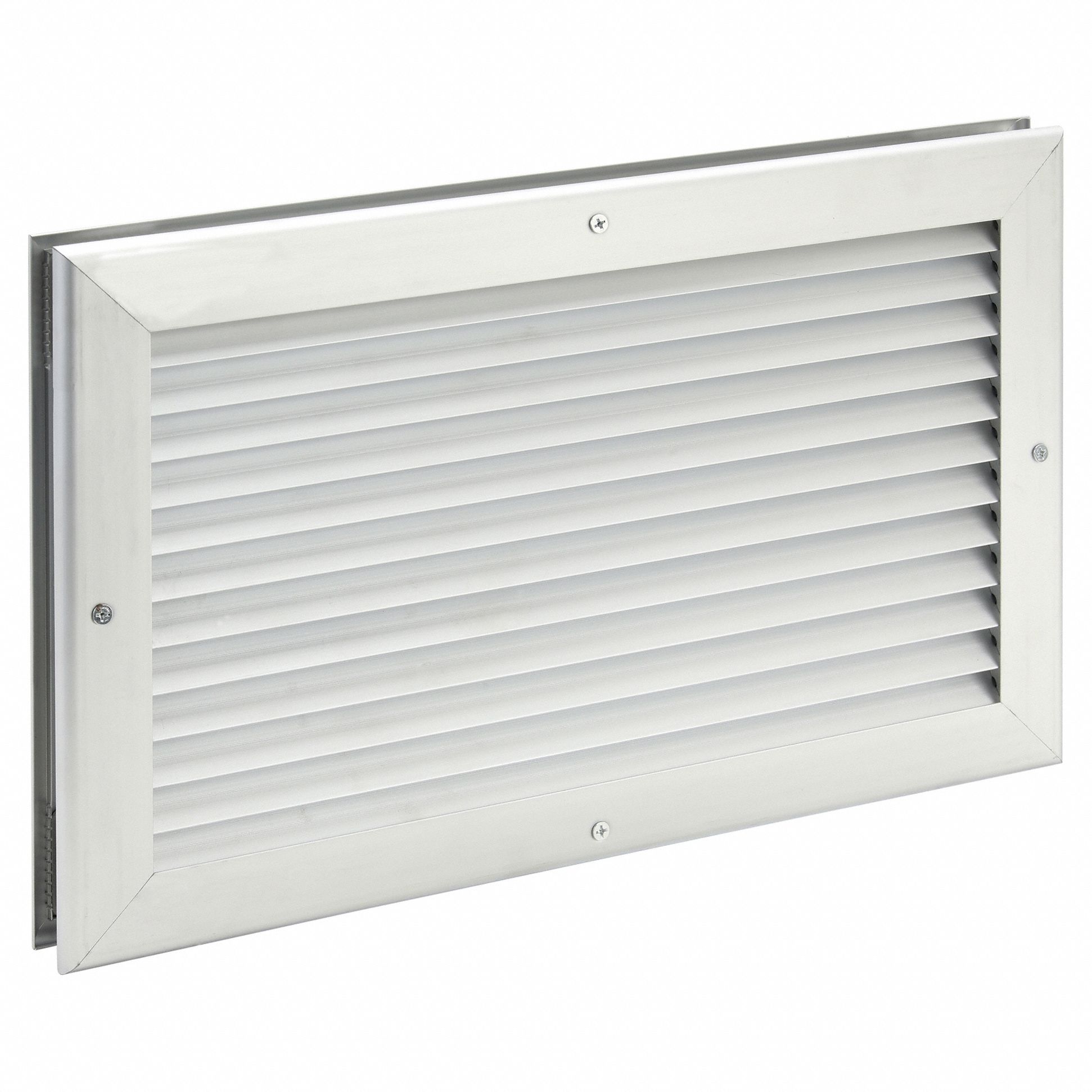 DOOR LOUVER,10-1/8 H,16-1/4 W,ALUMINUM