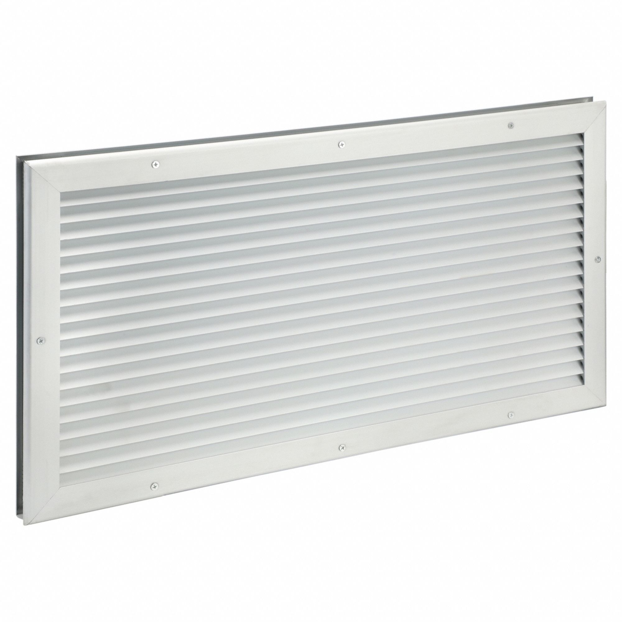 DOOR LOUVER,14-1/8 H, 26 1/4 W,ALUMINUM