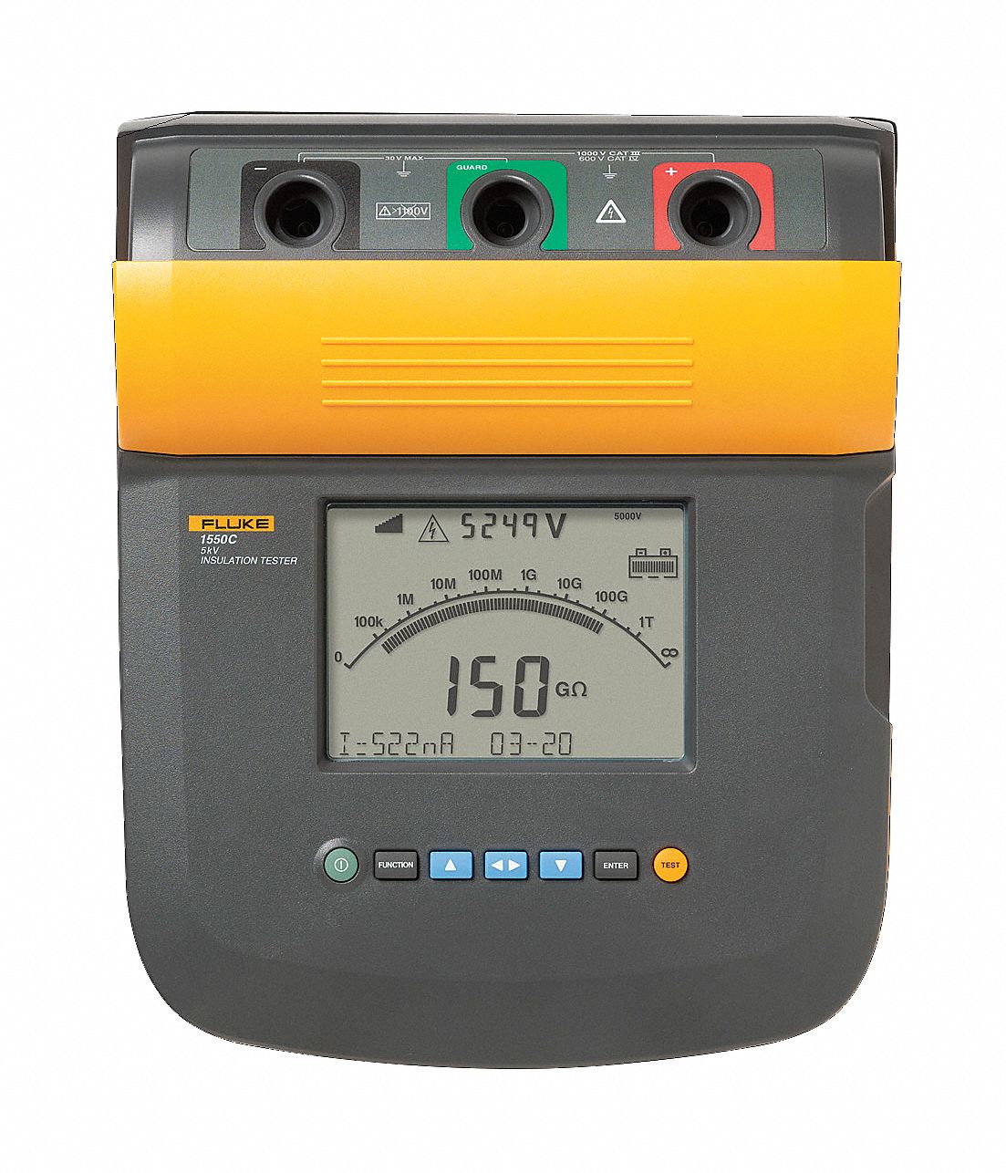 Megohmmeter 1nA-2mA LCD 250V Briefcase