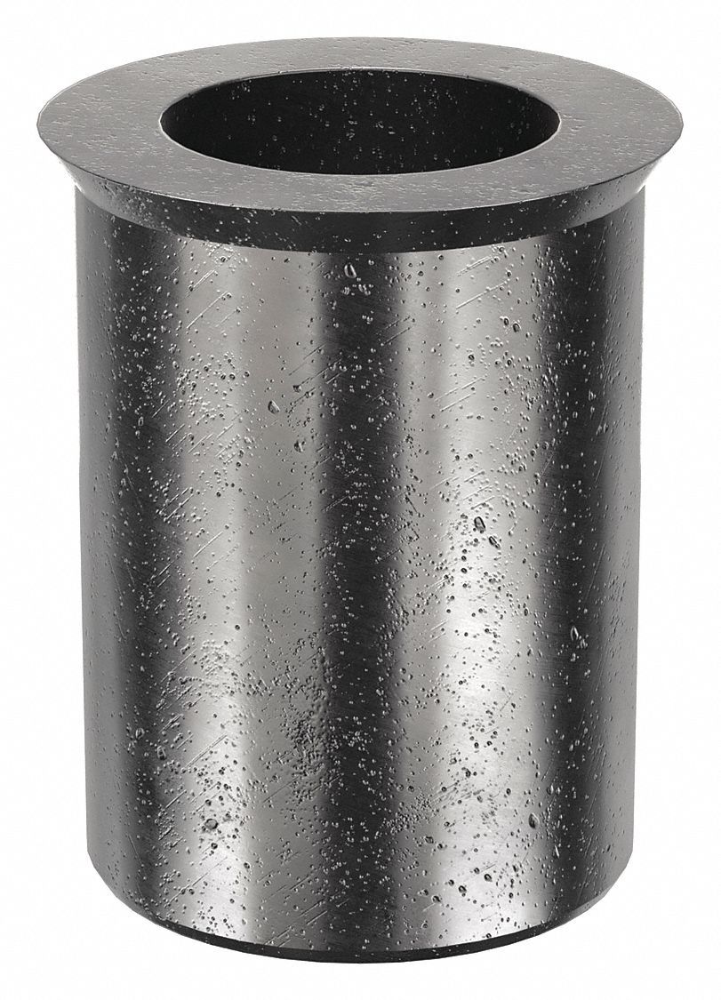 RIVET NUT, M8-1.25 THREAD, 16.4MM OVERALL L, 12.7MM INSERT DIA, STEEL, PLAIN, STEEL, 25 PK