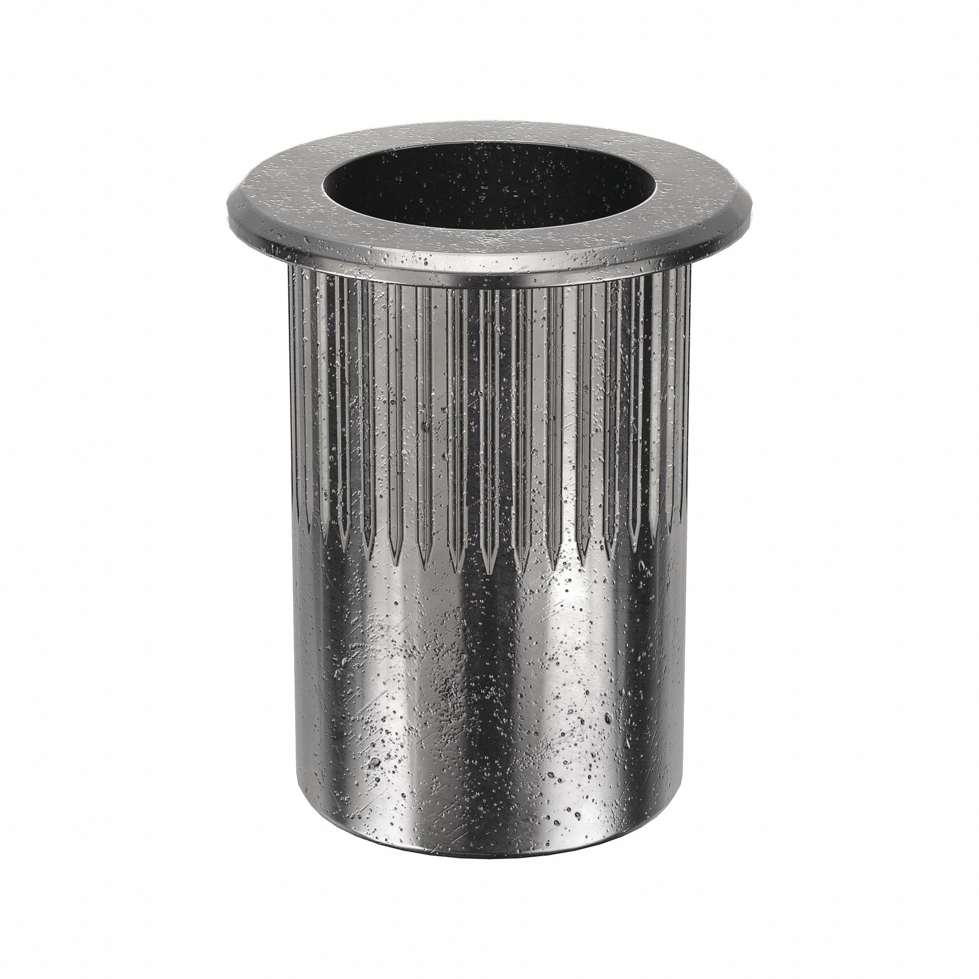 ÉCROU À RIVET,M10-1,50,20,5 MM,DIA L TOTAL,13,5 MM DIA DE L'INSERT,ROND,ACIER,20PQ