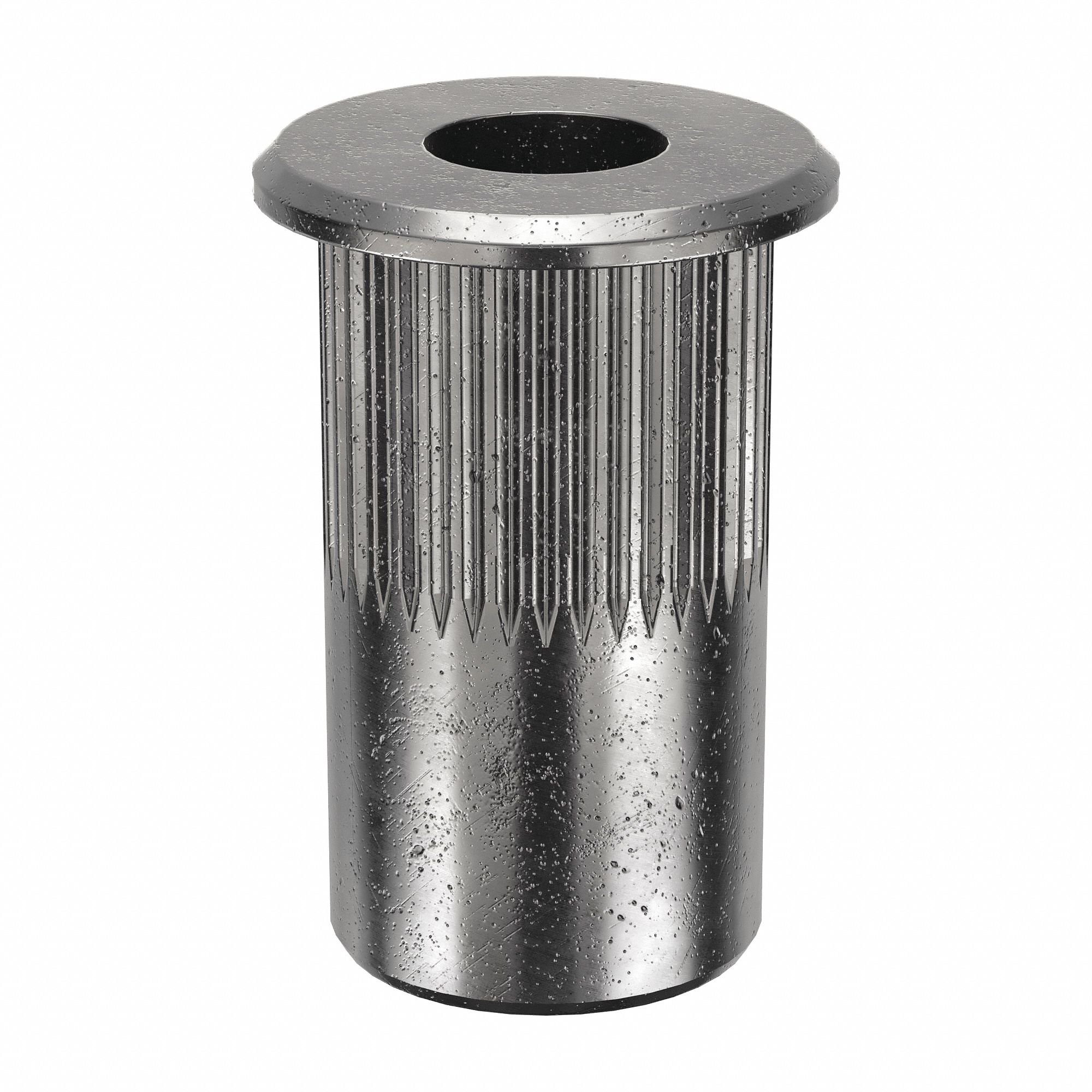 ÉCROU À RIVET,M6-1,00,17,5 MM,DIA L TOTAL,9,9 MM DIA DE L'INSERT,ROND,ACIER,40PQ