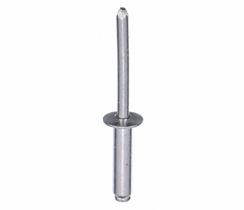 100 Remaches Ciegos De Aluminio 4x10mm - Cabeza Ancha Para Metal, Madera O Plástico