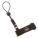 TOOL LANYARD,7-1/2IN L,BLACK,2 LB.