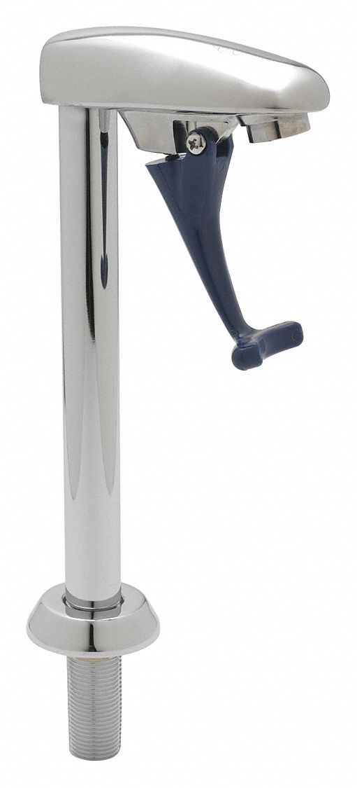 T&S BRASS Chrome, Straight, Glass Filler, Manual Faucet Activation, 0.252.25 gpm 5NRF3B1210