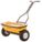 MANUAL WALK-BEHIND SPREADER, SNOW REMOVAL AND DE-ICING, 160 LB CAPACITY, STEEL, POLYETHYLENE