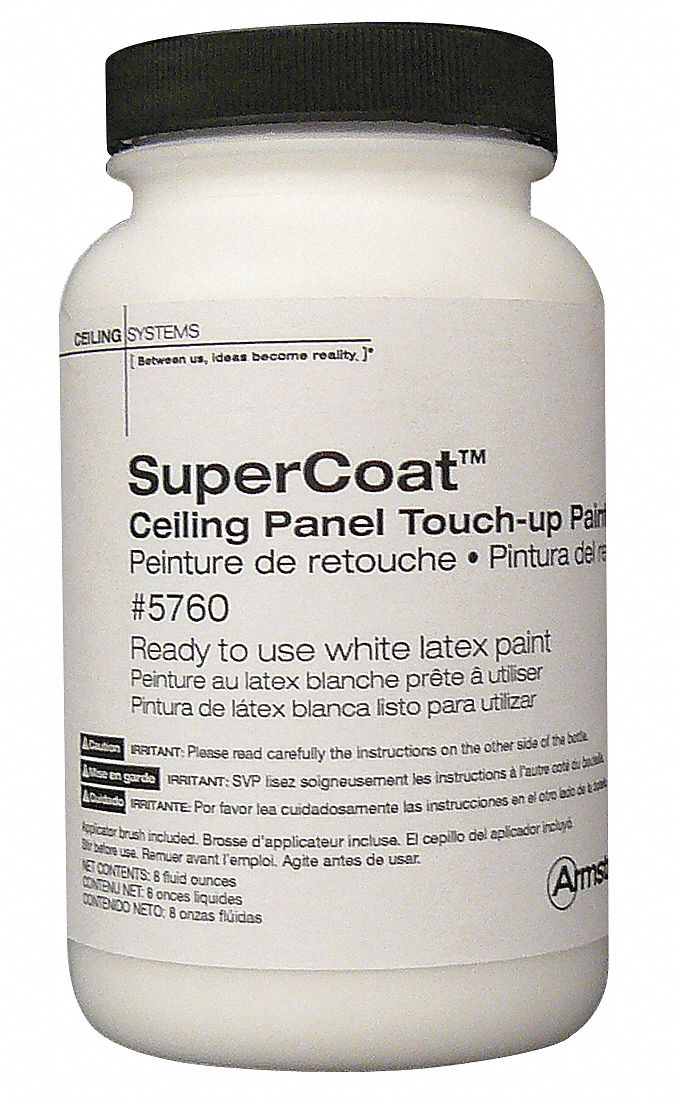 Armstrong Ceiling Tile Touch Up Paint Latex White 8 Oz 5ntw4
