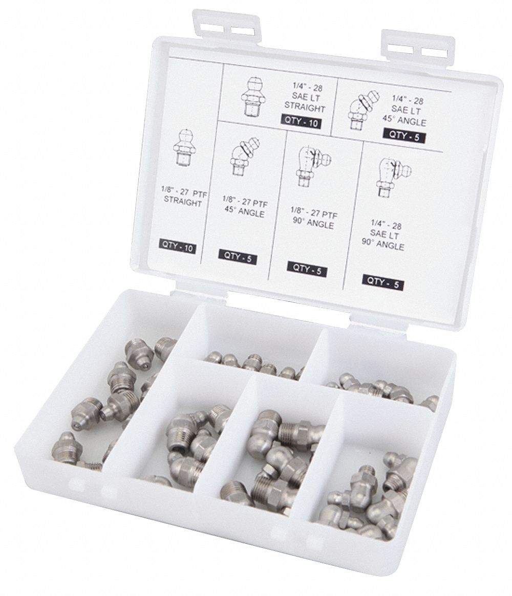 SS Grease Fitting Assortment SAE