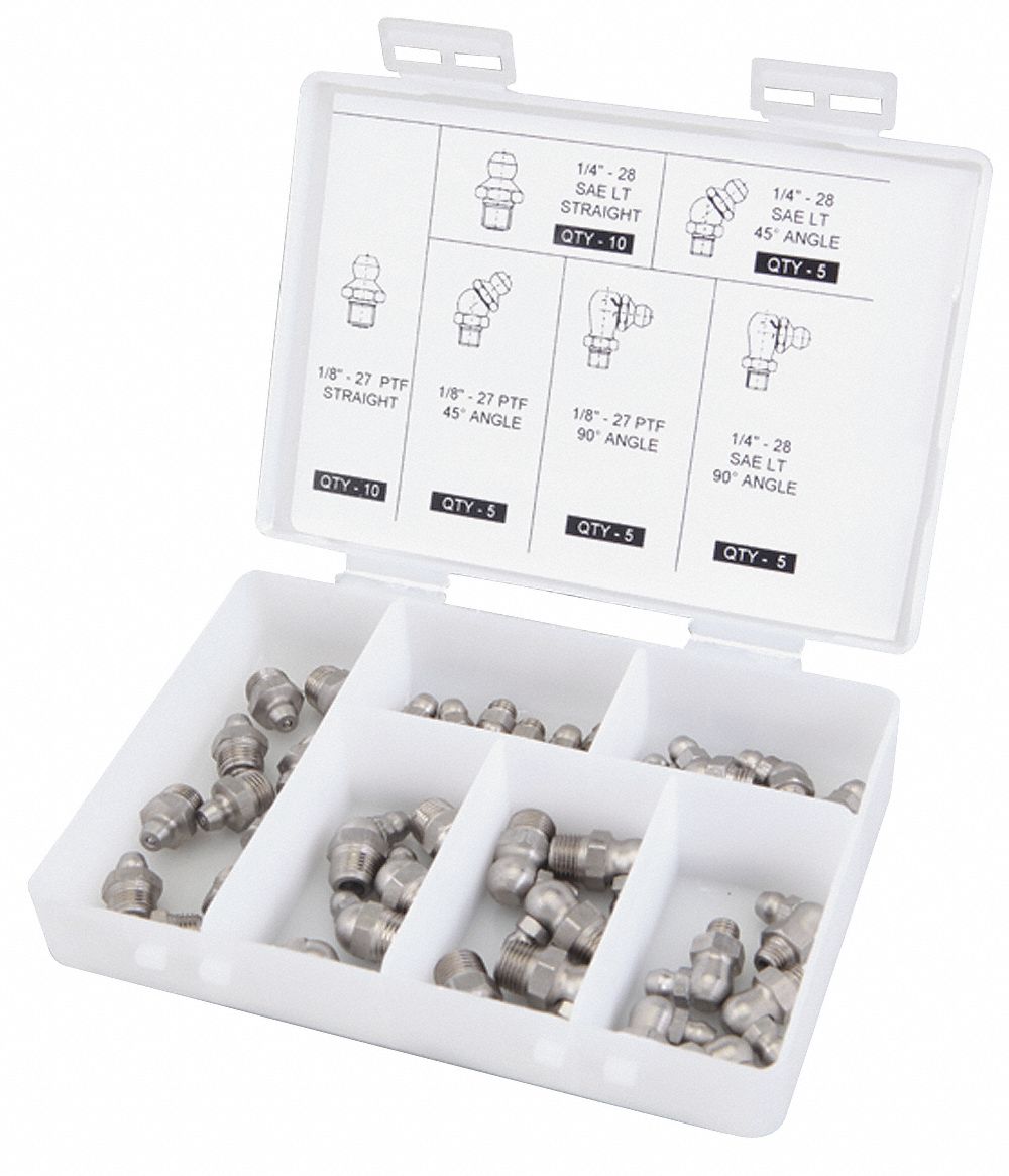 SS GREASE FITTING ASSORTMENT,SAE