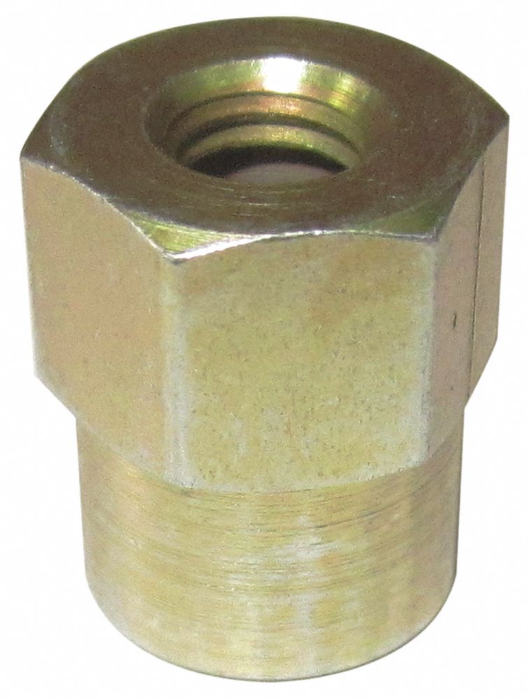 WESTWARD Grease Fitting Adapter, 180 °, 1/8"27 (F) to 1/4"28 (F