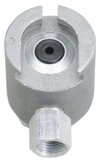 BUTTON HEAD COUPLER, BUNA-N/NYLON/STEEL/ZINC, 5/8 IN, 6000 PSI