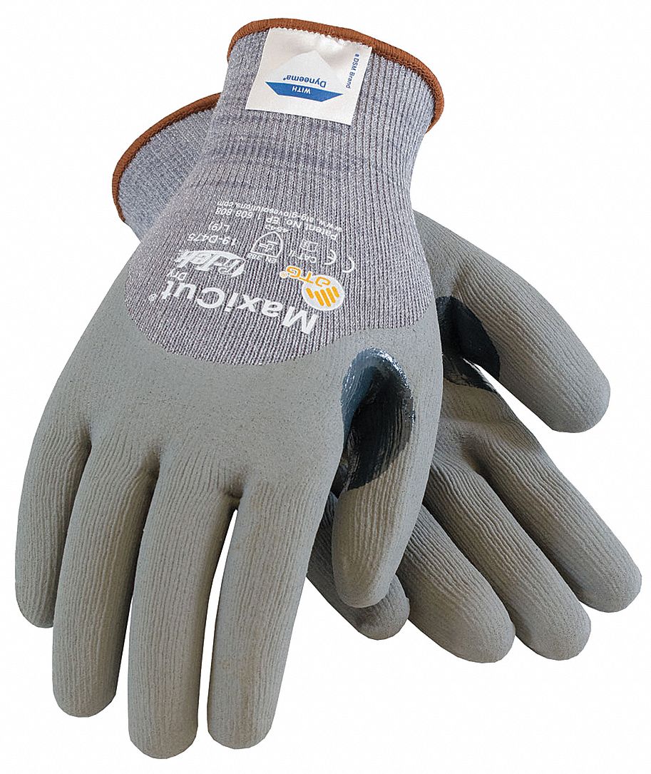 PIP Coated Gloves, L, 1 PR 579H6719D475 Grainger