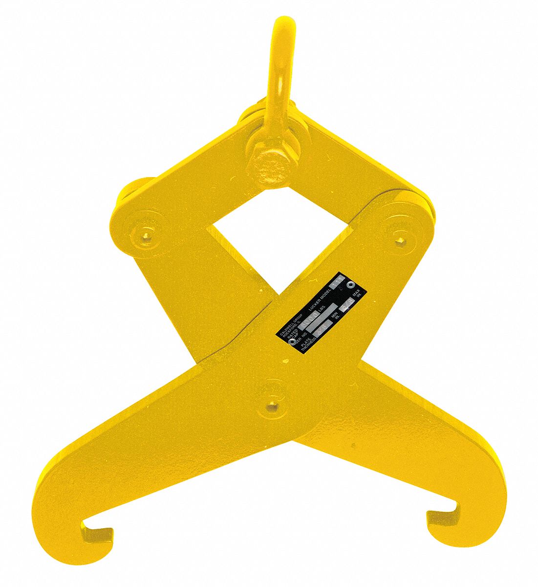 Lifting Tong: Beam Grabs, Beams, 6, 000 lb Working Load Limit, 7 1/2 in Min Jaw Opening