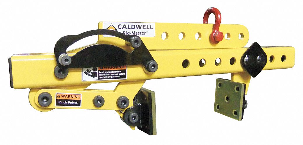 Lifting Grab: Pressure Tongs, Concrete Slabs, 1, 100 lb Working Load Limit, Polyurethane