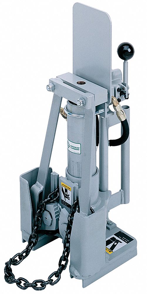 GREENLEE Open Center Hydraulic Sign Post Puller with 5 in Stroke and