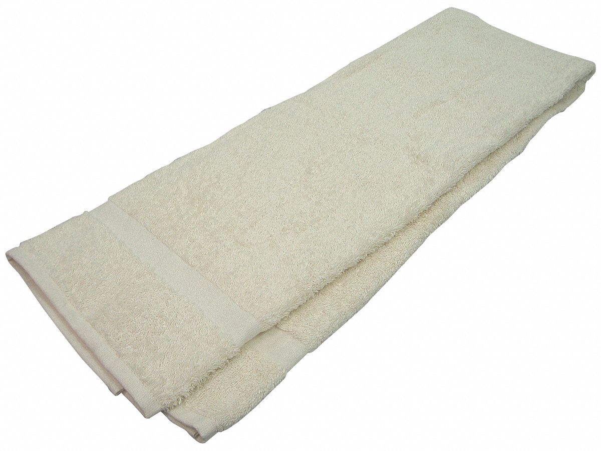 BATH TOWEL,24X50 IN.,BEIGE, PK 12