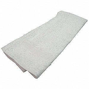 HAND TOWEL, 16X27 IN., WHITE, PK 12