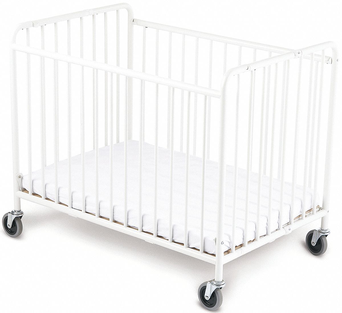 Foundations 42 L X 25 1 2 W X 39 1 2 H Compact Folding Crib White