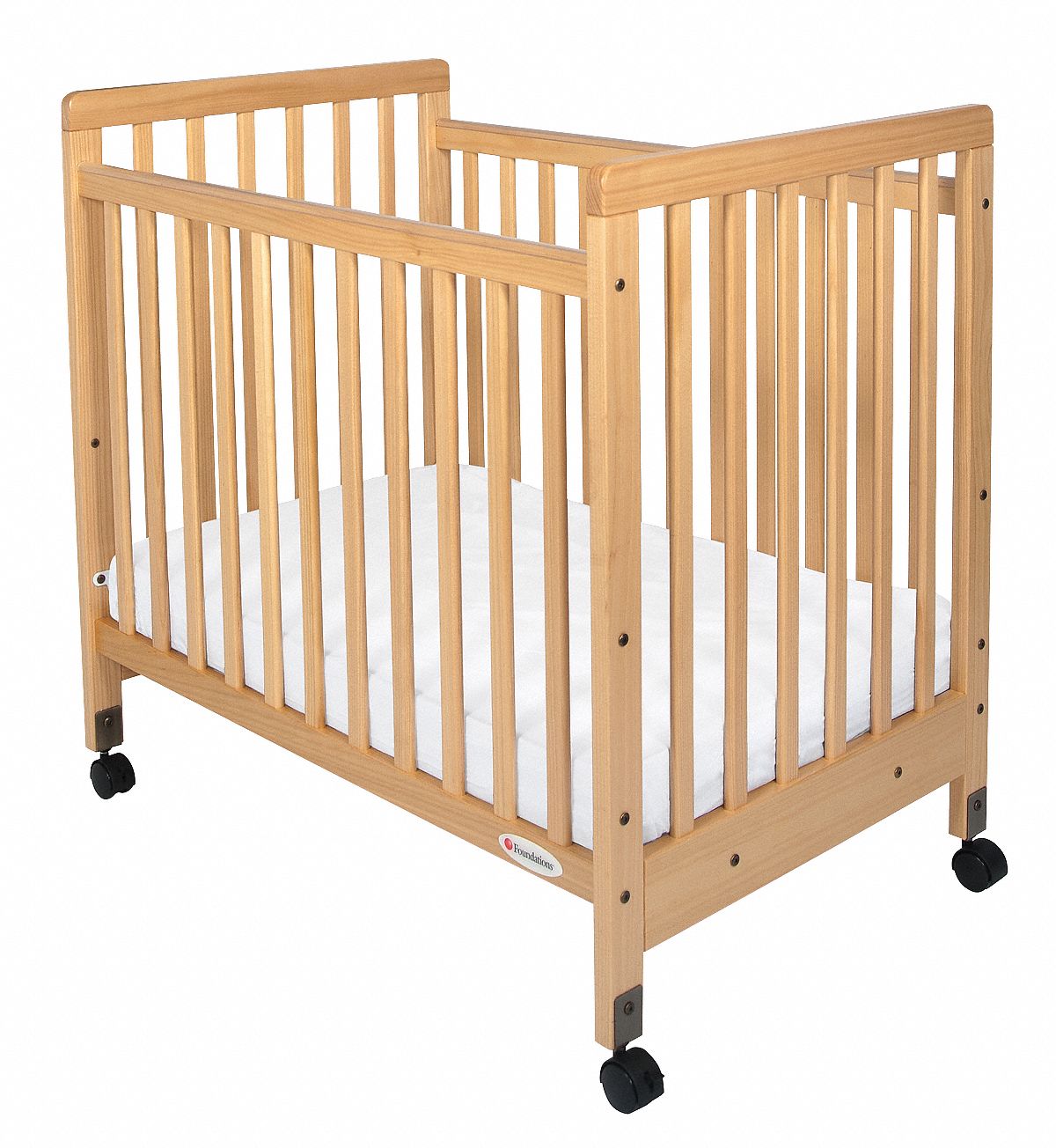 FOUNDATIONS 39 in Overall Lg 26 1 4 in Overall Wd Compact Size Crib 5NXN7 1631040 Grainger