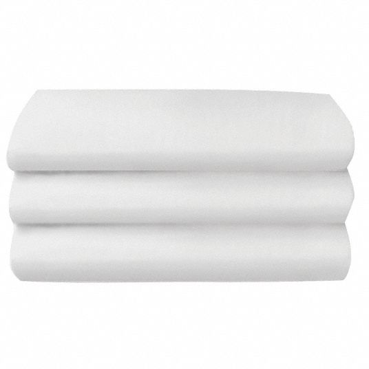 Cot Sheet, Toddler Size, Width 22 in, Length 40 in, 50% Polyester & 50% ...