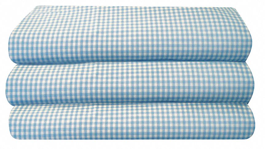 Cot Sheet, Toddler Size, Width 22 in, Length 40 in, 50% Polyester & 50% ...