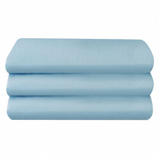 Cot Sheet, Toddler Size, Width 22 in, Length 40 in, 50% Polyester & 50%