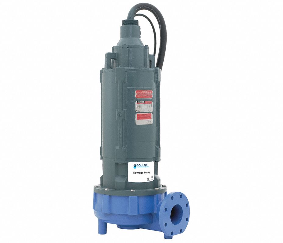 GOULDS WATER TECHNOLOGY Bomba Sumergible para Aguas Residuales, 20 HP