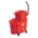 MOP BUCKET/WRINGER RED 35QT